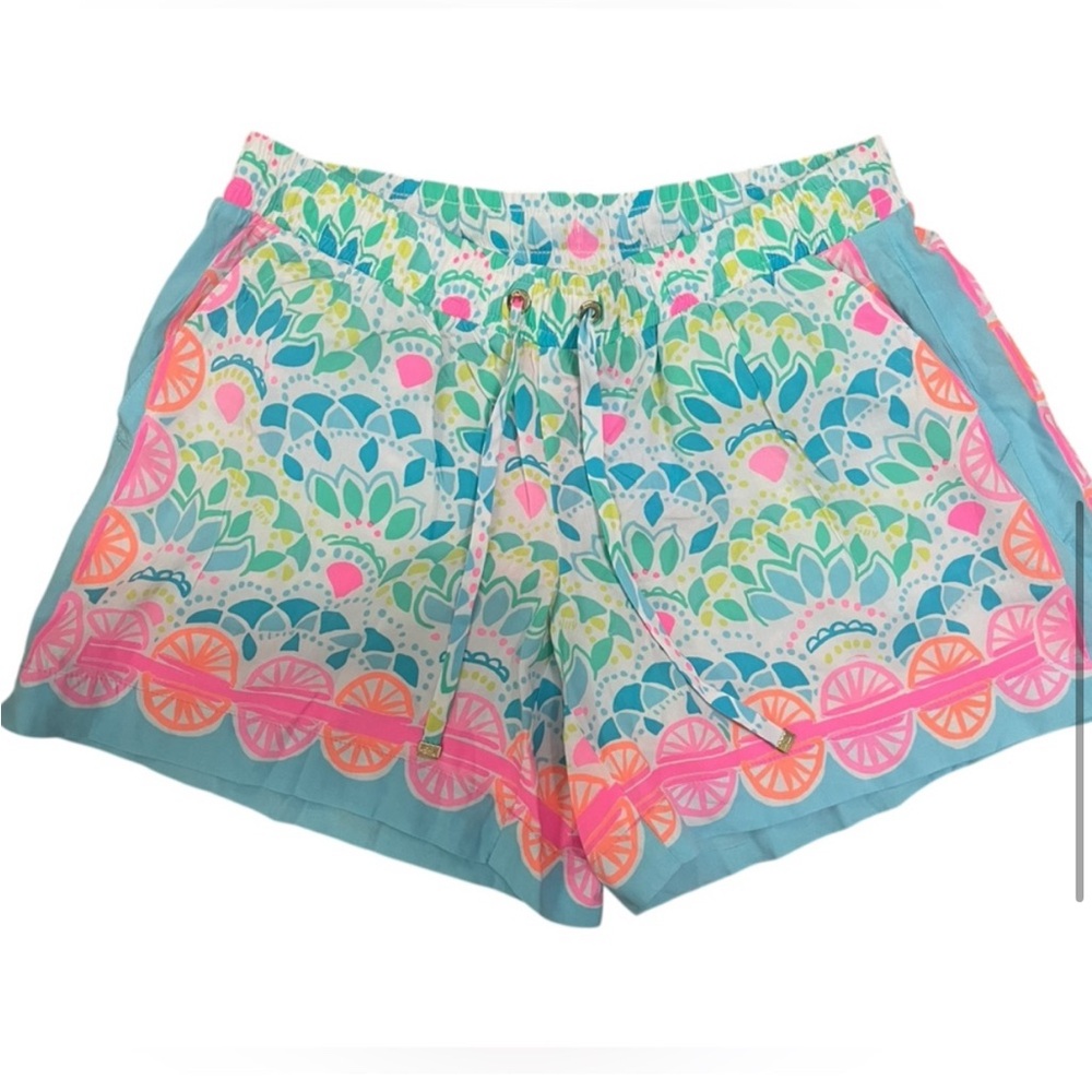 Lilly Pulitzer Katia Shorts Caribbean Citrus Women's Shorts small - Picture 5 of 8